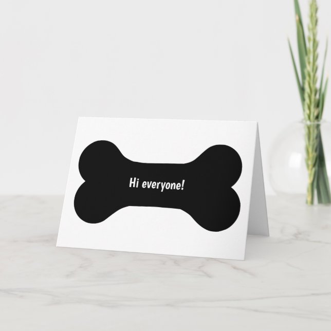 Carte Salut Tout Le Monde ! (Devant)