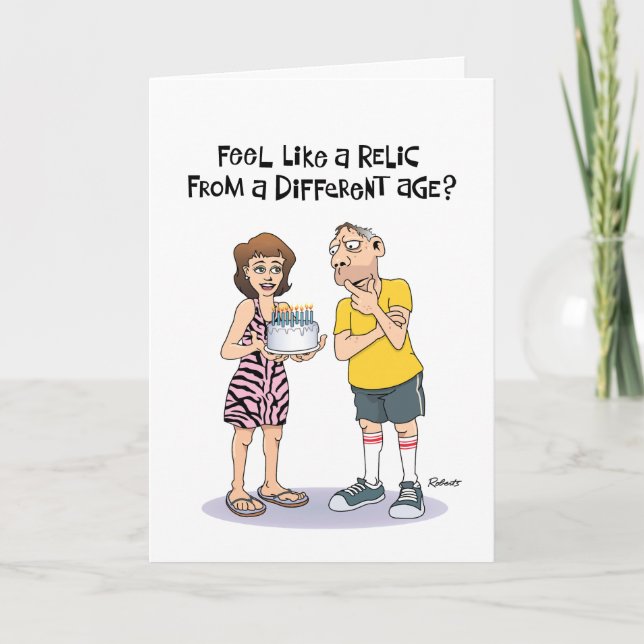 Carte Salutation amusante pour le 56e anniversaire (Devant)