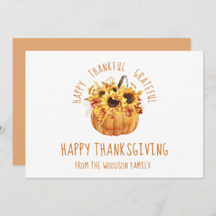 Carte Salutation bon thanksgiving