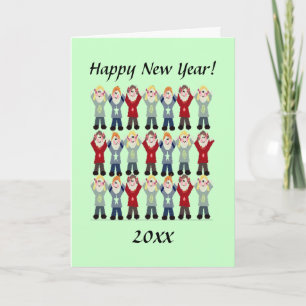 Carte - Salutation - Bonne année