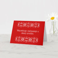 Salutation d'anniversaire en Pologne