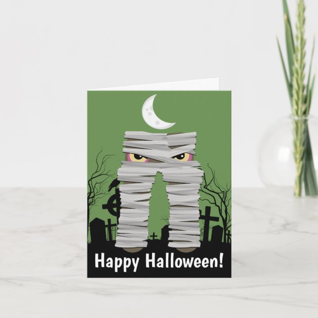 Carte Salutation de maman d'Halloween (Devant)