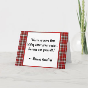 Carte Salutation de motivation de ~ de grandeur (M.
