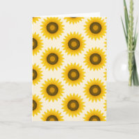 Salutation des Motifs de tournesol