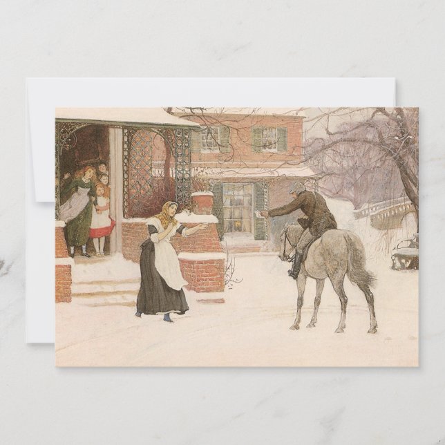 Carte Salutation du facteur par Robert Walker Macbeth (Devant)