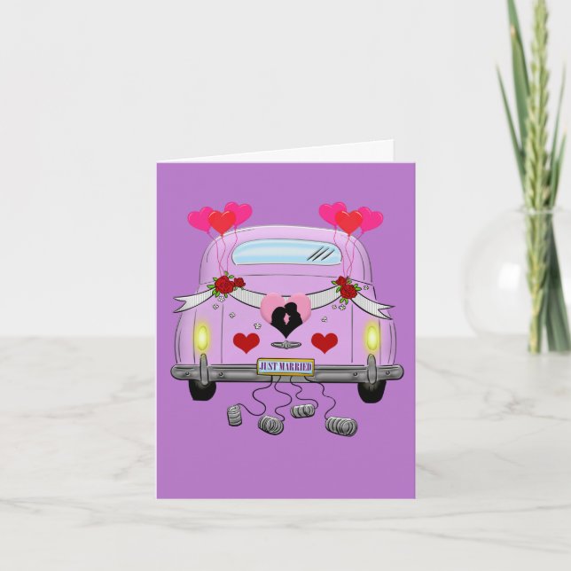 Carte Salutation juste mariée (Devant)