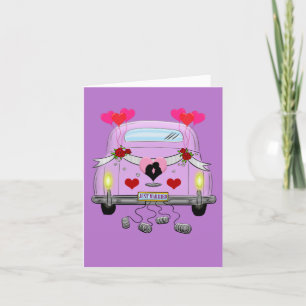 Carte Salutation juste mariée