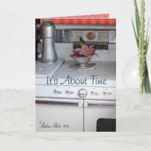 Carte Salutation-personnaliser antique du pot #1 de café