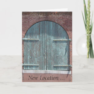 Carte - Salutation - Porte d'entrepôt