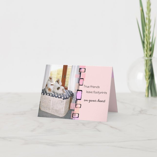 Carte Salutation Wire Fox Terrier (Devant)