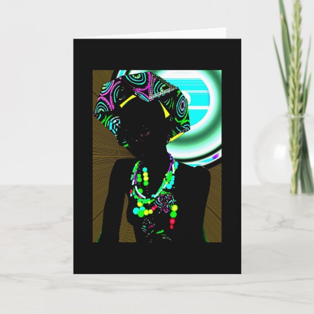 Carte Salutations africaines (Devant)