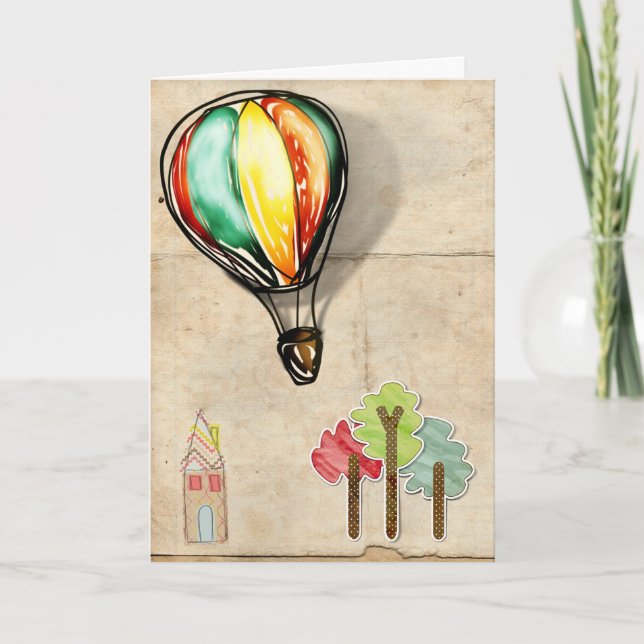 Carte salutations d'adoption (Devant)