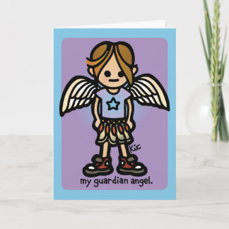 Carte salutations d'anges.