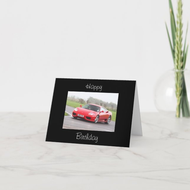 Carte Salutations d'anniversaire (Devant)