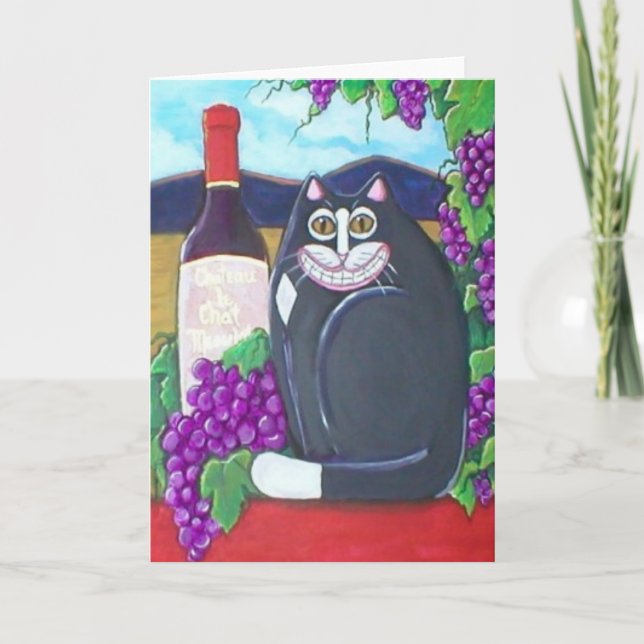 Carte Salutations de chats Winery (Devant)