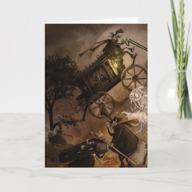 Carte Salutations de cimetière (Devant)