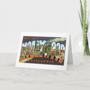 Carte Salutations de Hollywood !