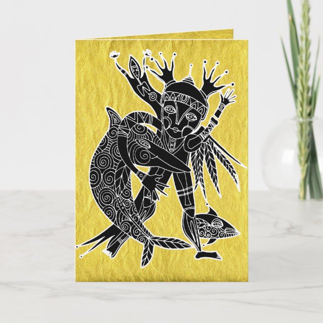 Carte salutations de kidchina (Devant)