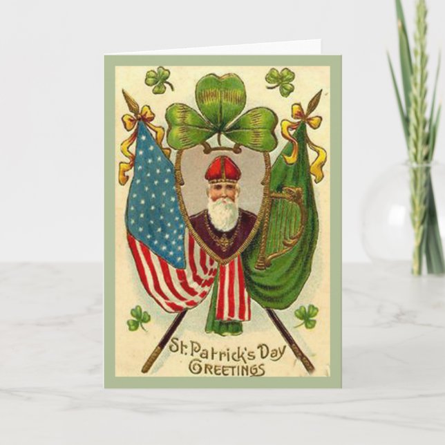 Carte Salutations de la Saint Patrick (Devant)