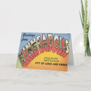 Carte Salutations de Minneapolis