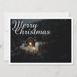 Carte Salutations de Noël avec Witch House