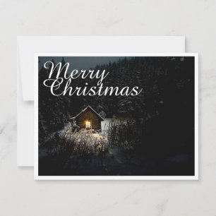 Carte Salutations de Noël avec Witch House