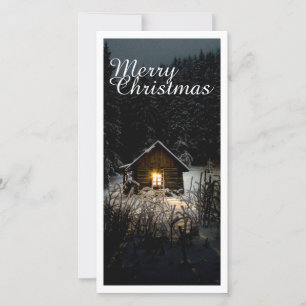 Carte Salutations de Noël avec Witch House