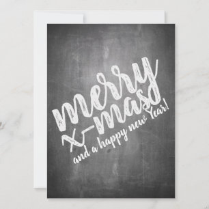 Carte Salutations de Noël sur le tableau de la Marche