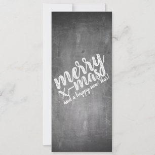 Carte Salutations de Noël sur le tableau de la Marche