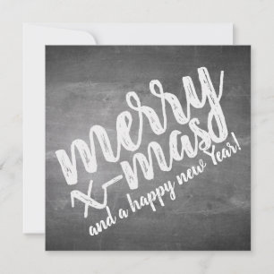 Carte Salutations de Noël sur le tableau de la Marche