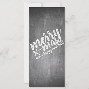 Carte Salutations de Noël sur le tableau de la Marche