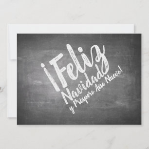 Carte Salutations de Noël sur le tableau noir