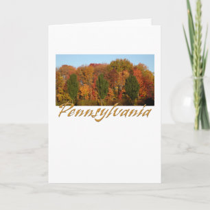 Carte Salutations de Pennsylvanie