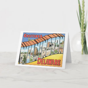 Carte Salutations De Wilmington Delaware