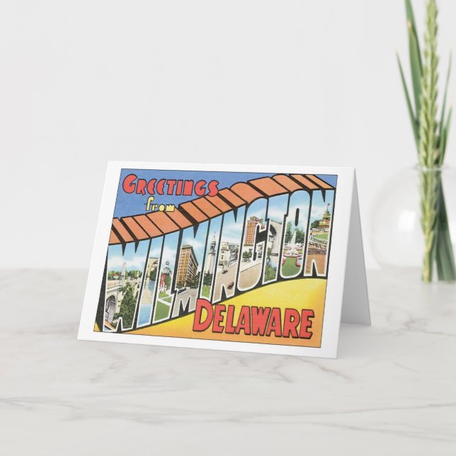 Carte Salutations De Wilmington Delaware (Devant)
