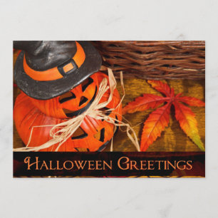Carte Salutations d'Halloween