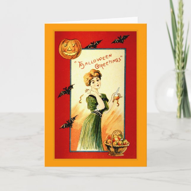 Carte Salutations d'Halloween (Devant)