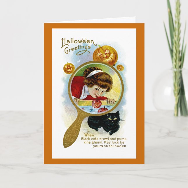 Carte Salutations d'Halloween (Devant)