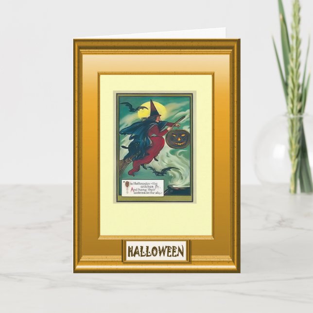 Carte Salutations d'Halloween (Devant)