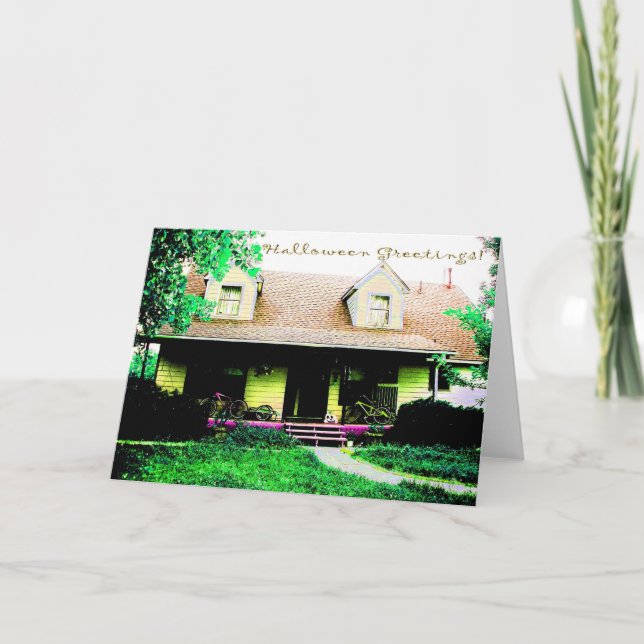 Carte Salutations d'Halloween (Devant)