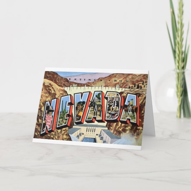 Carte Salutations du Nevada (Devant)