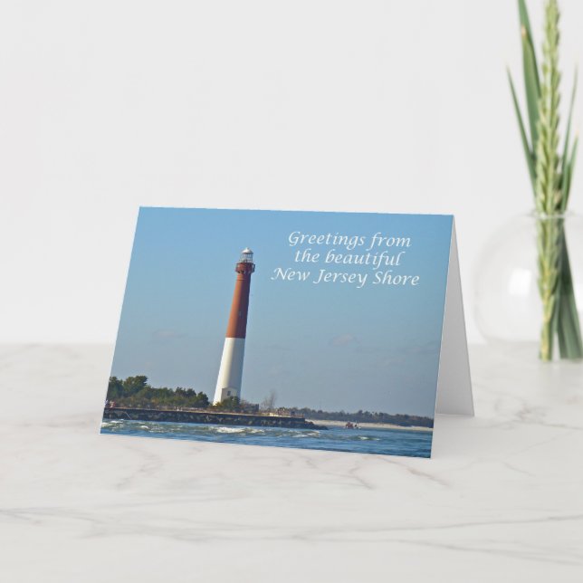 Carte Salutations du New Jersey - Barnegat Light (Devant)