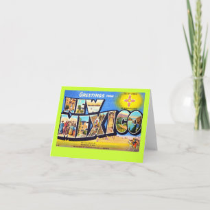 Carte Salutations du Nouveau Mexique