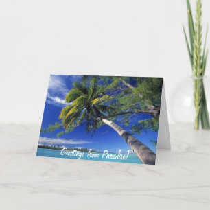 Carte Salutations du Paradis