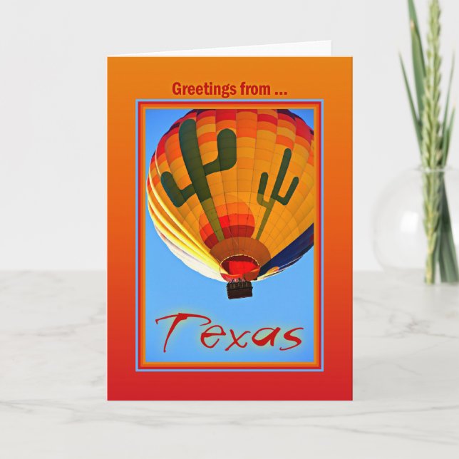 Carte Salutations Du Texas (Devant)