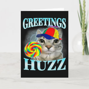 Carte Salutations Huzz Drôle Gen Z Gen Alpha Argot Meme 