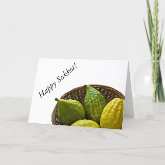Carte Salutations pour Sukkot