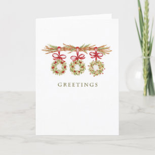 Carte Salutations Trois couronnes Succursale Vacances Ca