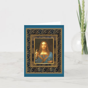 Carte Salvator Mundi by Leonardo da Vinci