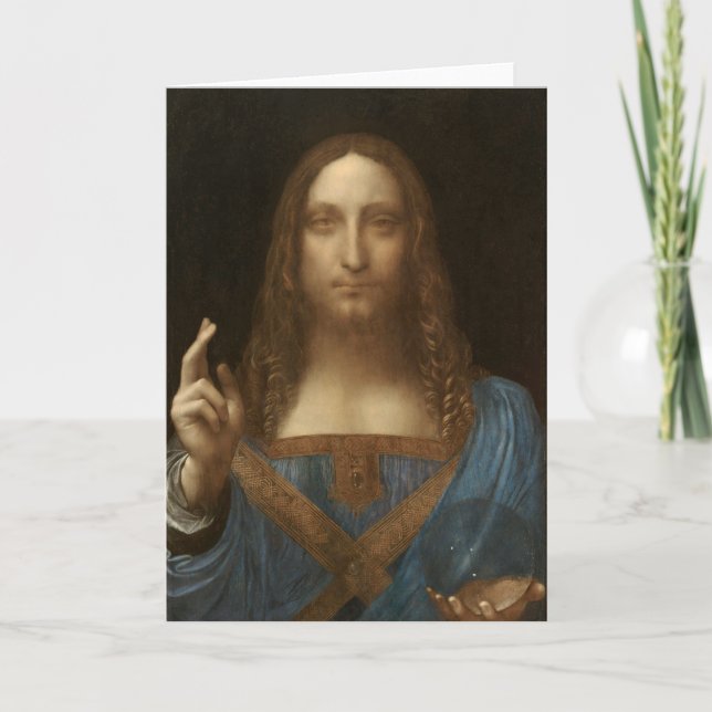 Carte Salvator Mundi (Sauveur du Monde) (da Vinci) (Devant)